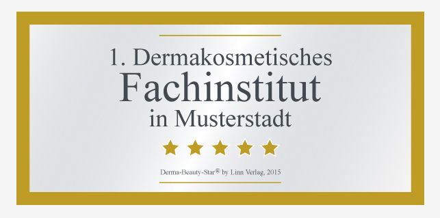 Werbemittel / Schild: Fachinstitute für Dermakosmetik